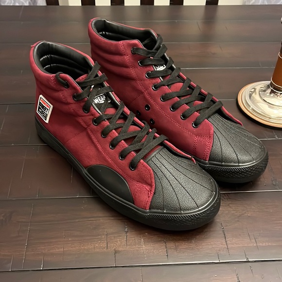 Vision Street Wear VSW Suede Hi shoes sneakers new Skateboard Skate BMX Size 12 - Picture 2 of 16